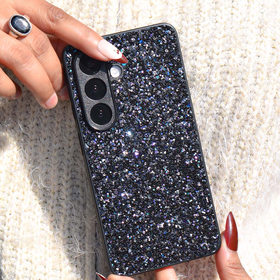 Midnight Glitter Bling Case - Galaxy
