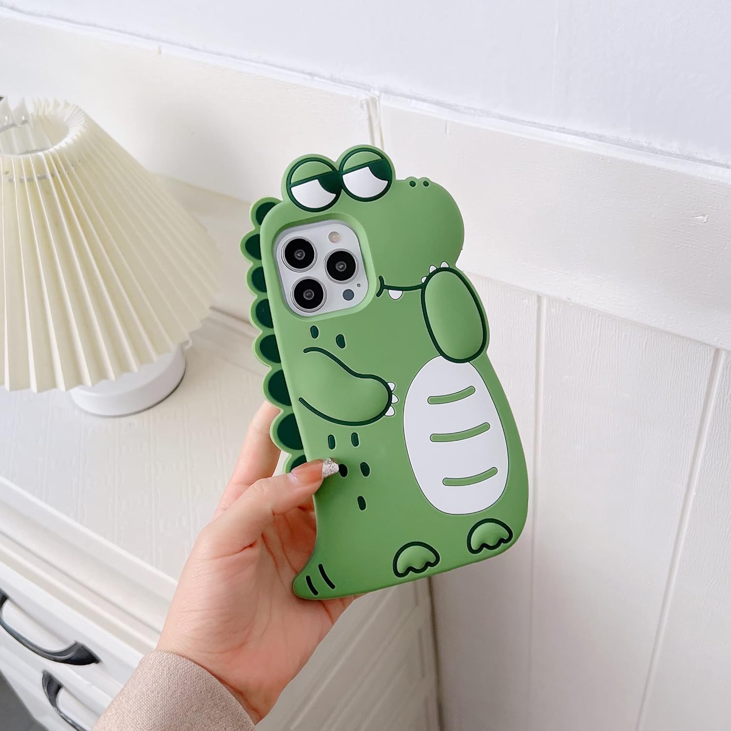 Cute Crocodile Soft Silicone Case