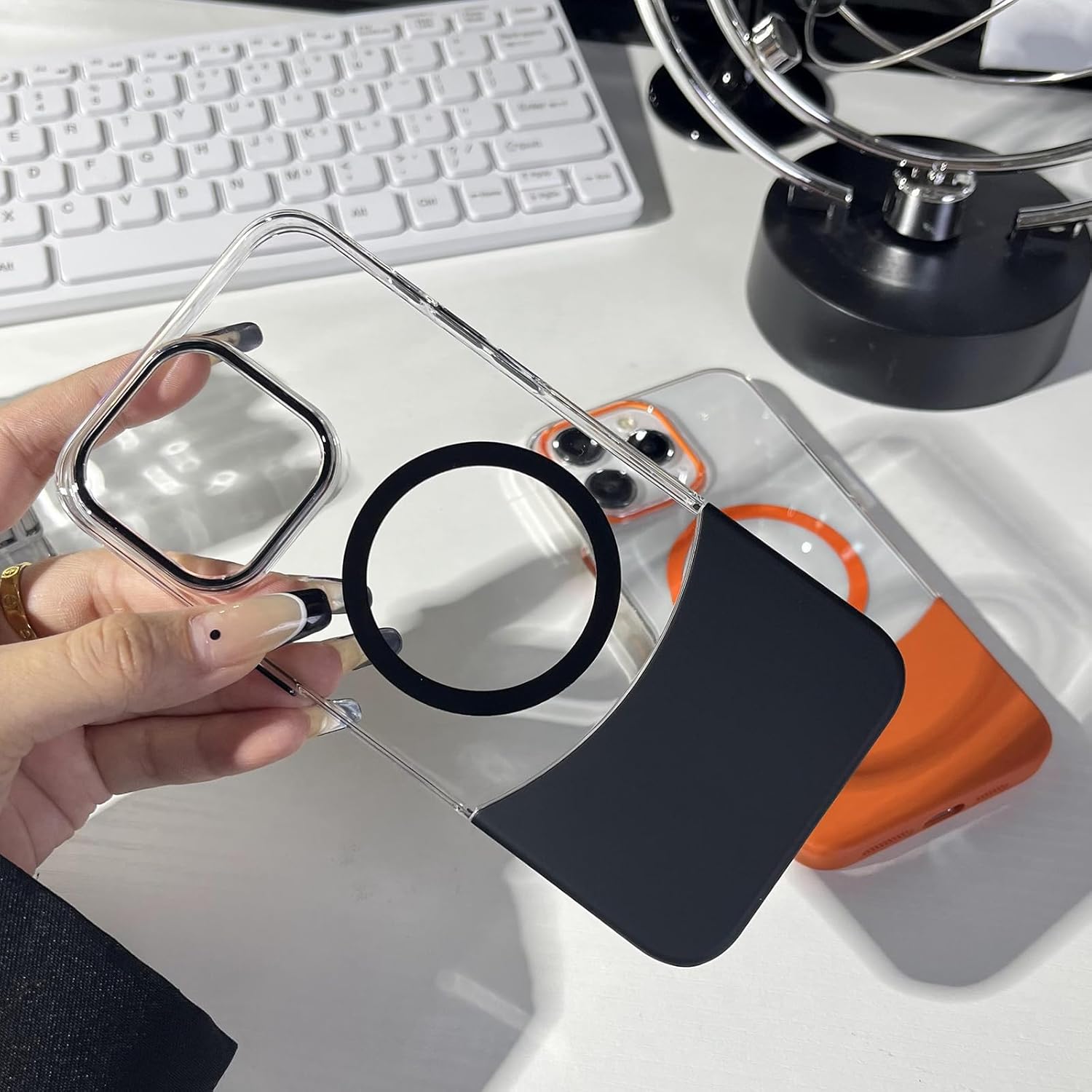 Transparent MagSafe Shell Case