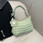Soft Petal Elegance Bag - Green