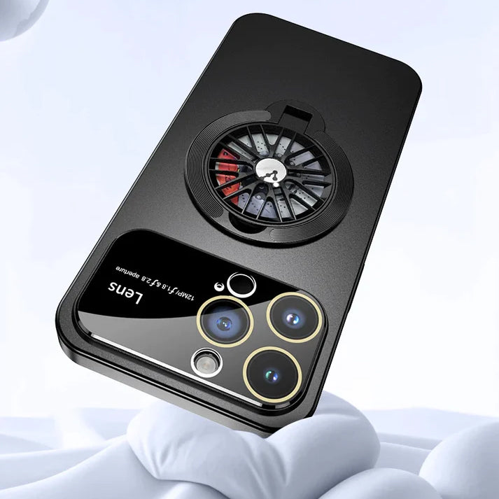 Spinning Wheel Hidden Holder Case - iPhone