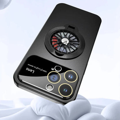 Spinning Wheel Hidden Holder Case - iPhone