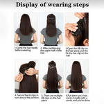 7 Pcs Set 16 Clip In Hair Extensions