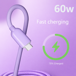 NovaFusion USB A to Type C Cable - Purple