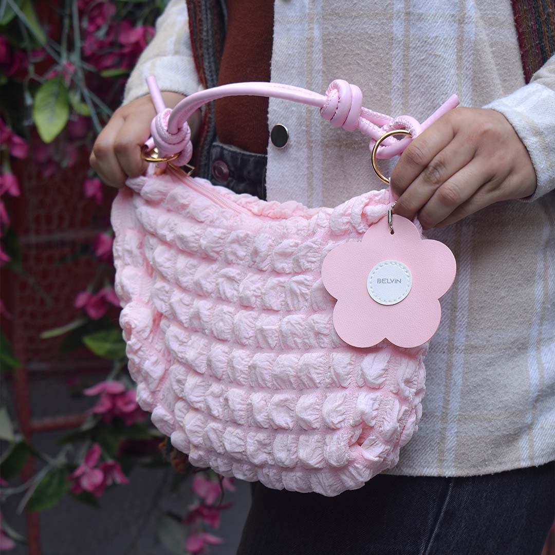 Soft Petal Elegance Bag - Pink