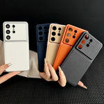 Premium Leather Texture Case - Samsung