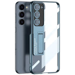 Anti-Yellowing Transparent Kickstand Protective Case