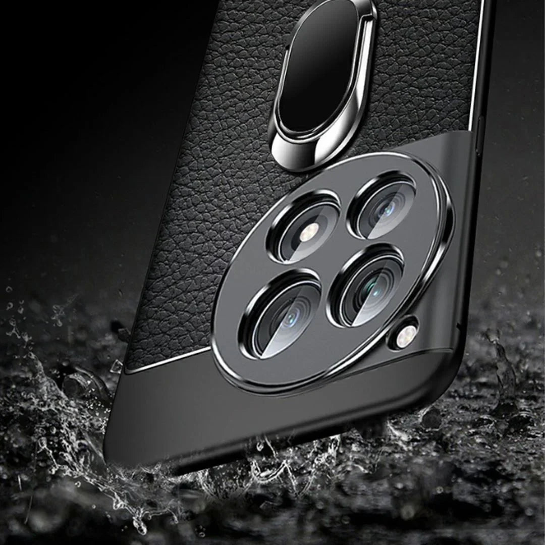 OnePlus - Elegance Leather Ring Stand Case