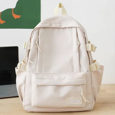 Daisy Day Korean Themed Backpack - White