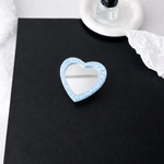 Mirror Heart Phone Grip Holder - Blue