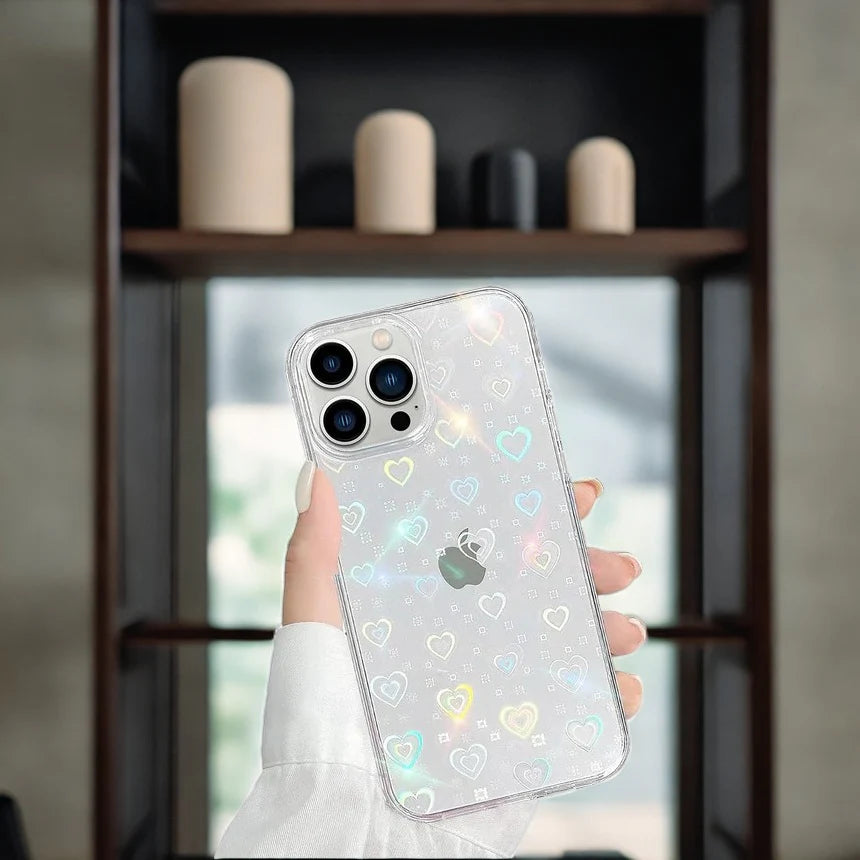 Laser Love Heart Case