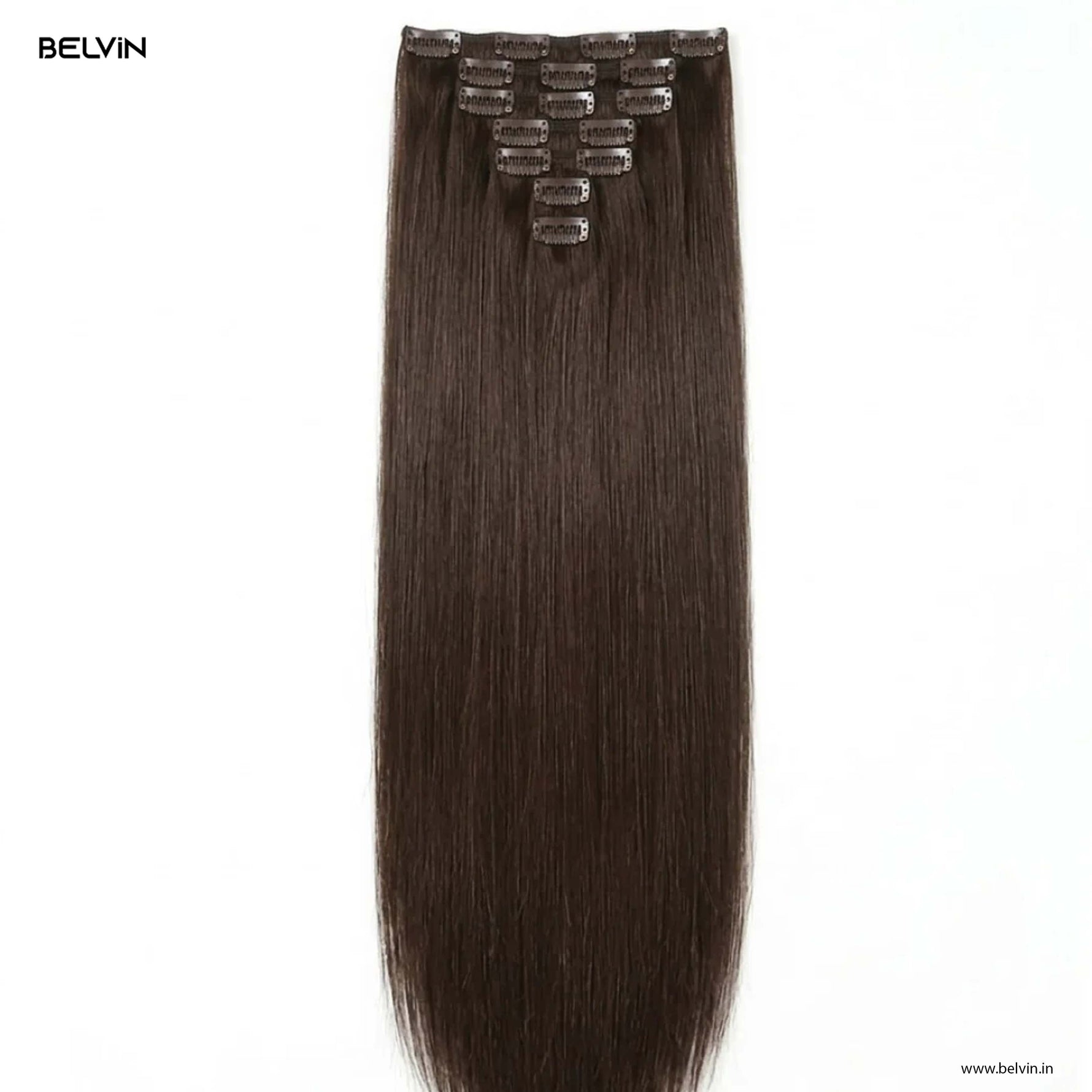 7 Pcs Set 16 Clip In Hair Extensions (Straight)