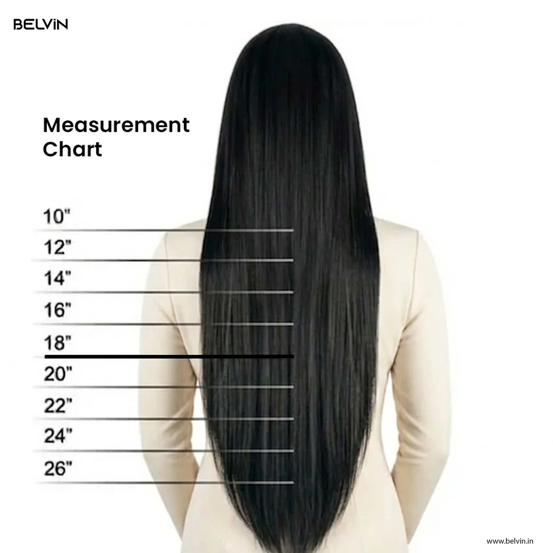 Invisible Human Hair Lace Topper - 18 Inch