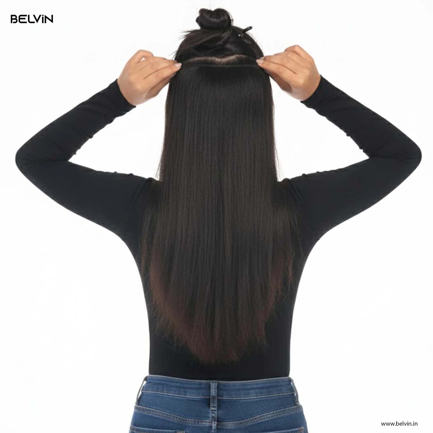 Single Piece 4 Clip Volumizer (Straight)