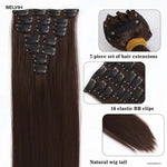 7 Pcs Set 16 Clip In Hair Extensions (Straight)