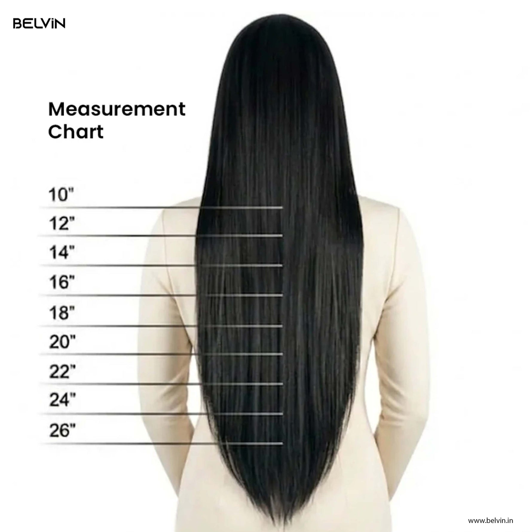 Single Piece 4 Clip Volumizer (Straight)