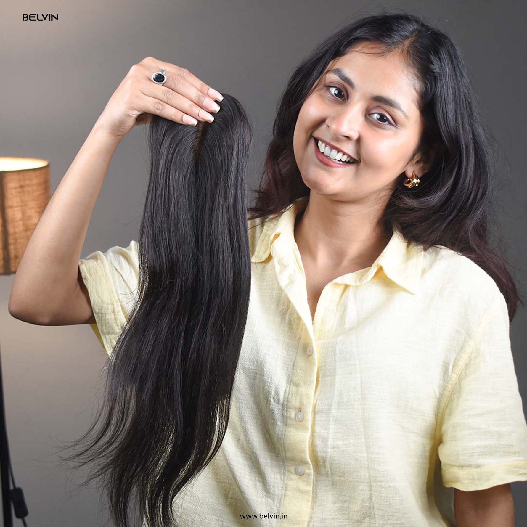 Silk Base Human Hair Topper 2.5*5Inc