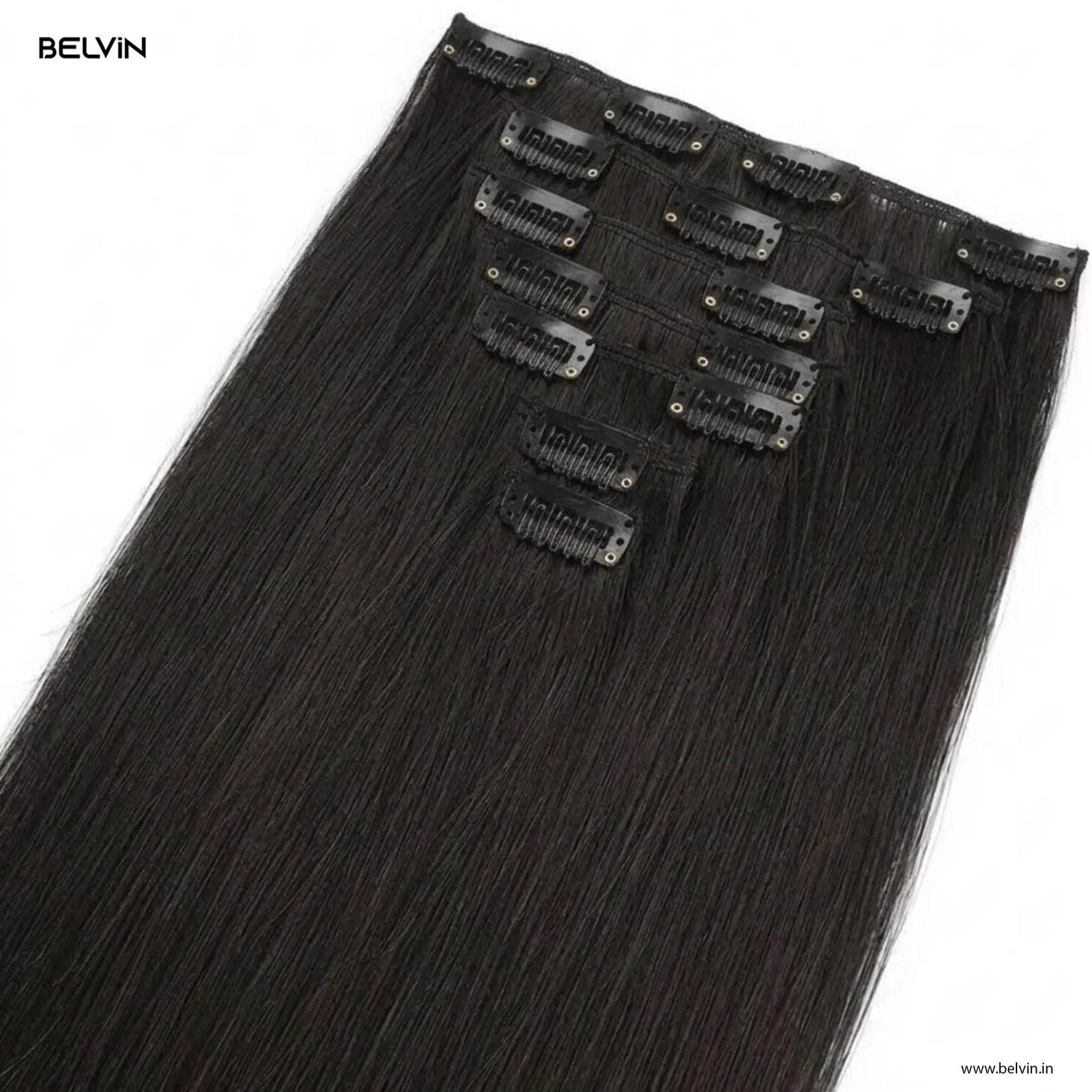 7 Pcs Set 16 Clip In Hair Extensions (Straight)