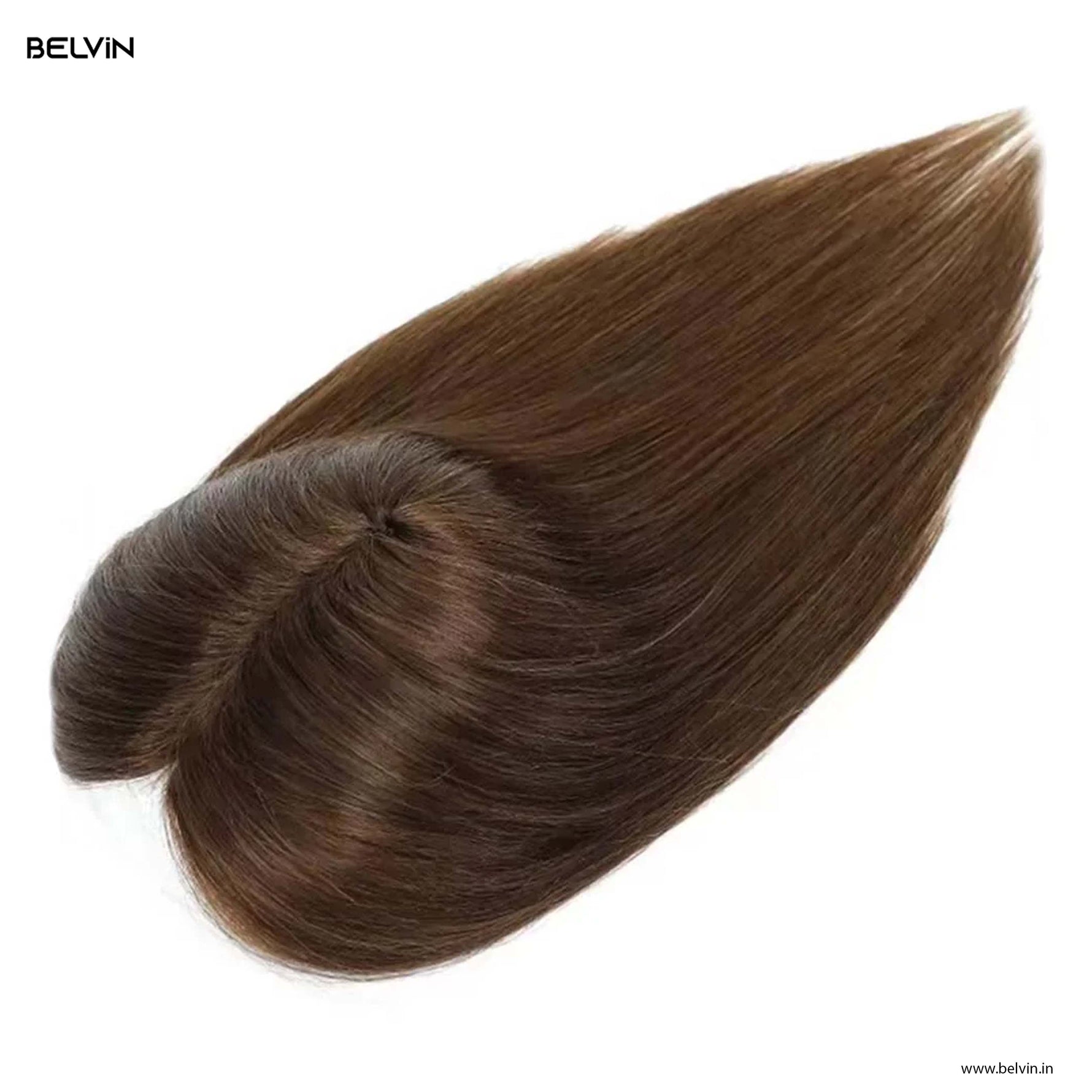 Invisible Human Hair Lace Topper - 18 Inch