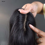 Silk Base Human Hair Topper 2.5*5Inc