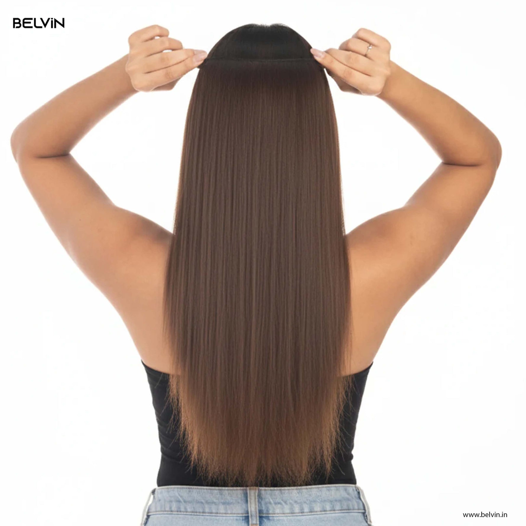 Single Piece 4 Clip Volumizer (Straight)