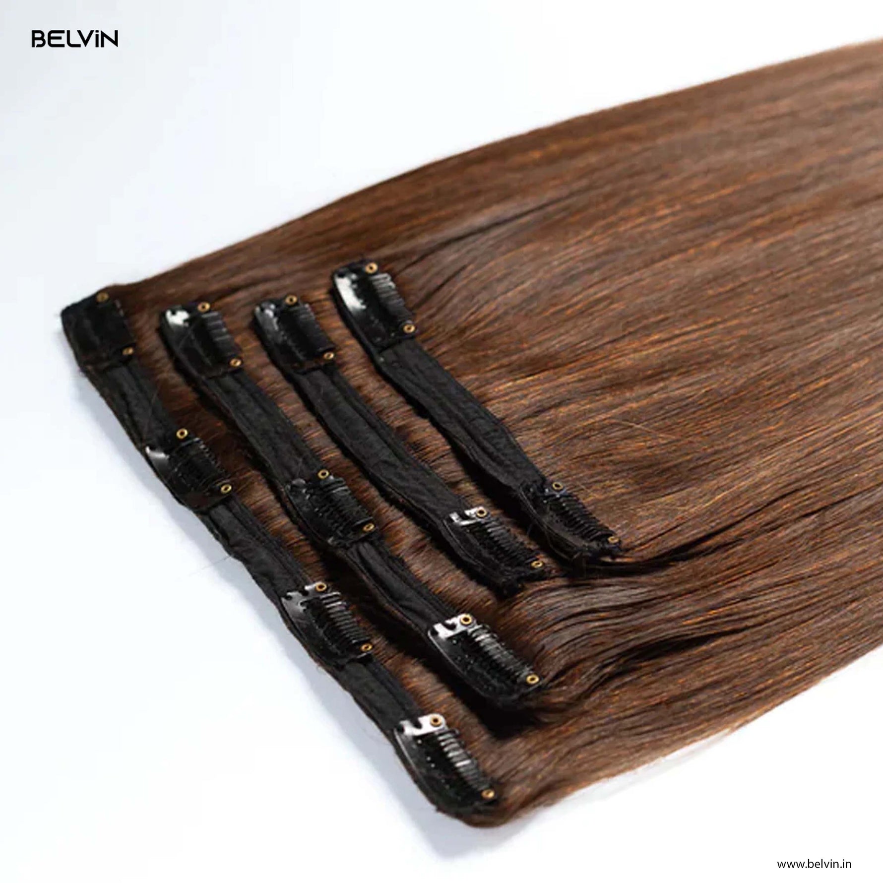 4 Piece Seamless Clip-In Set