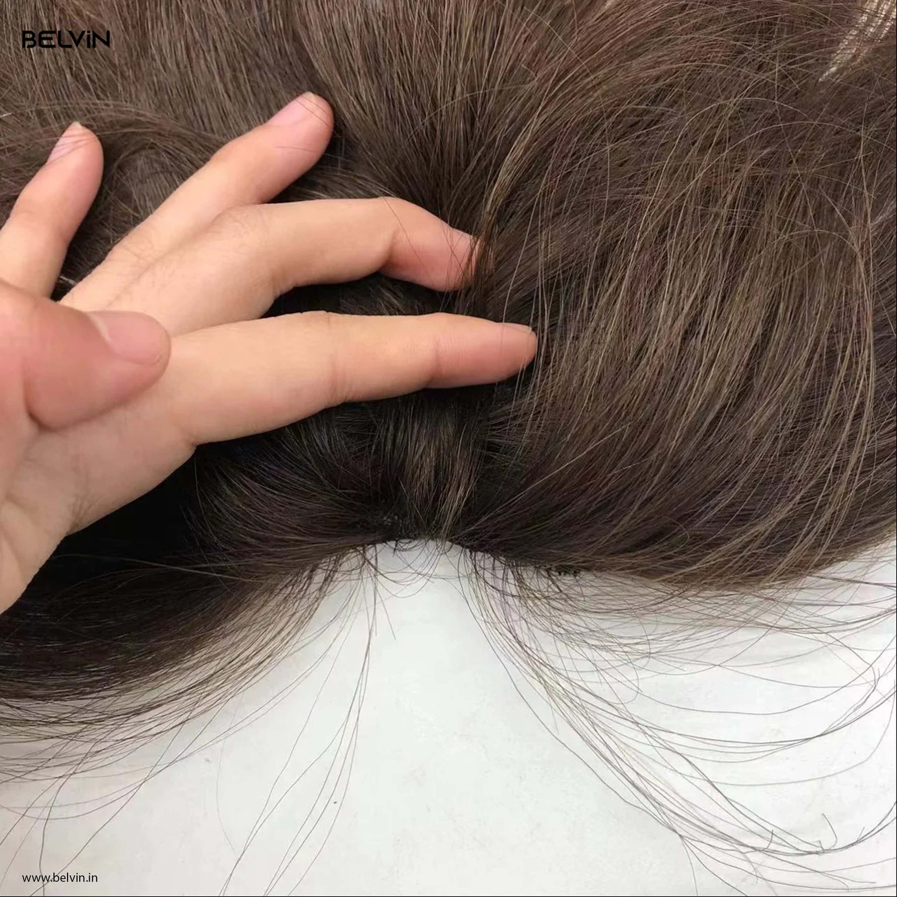 Swiss Lace Hair Topper for Women 2.6*4.5inch