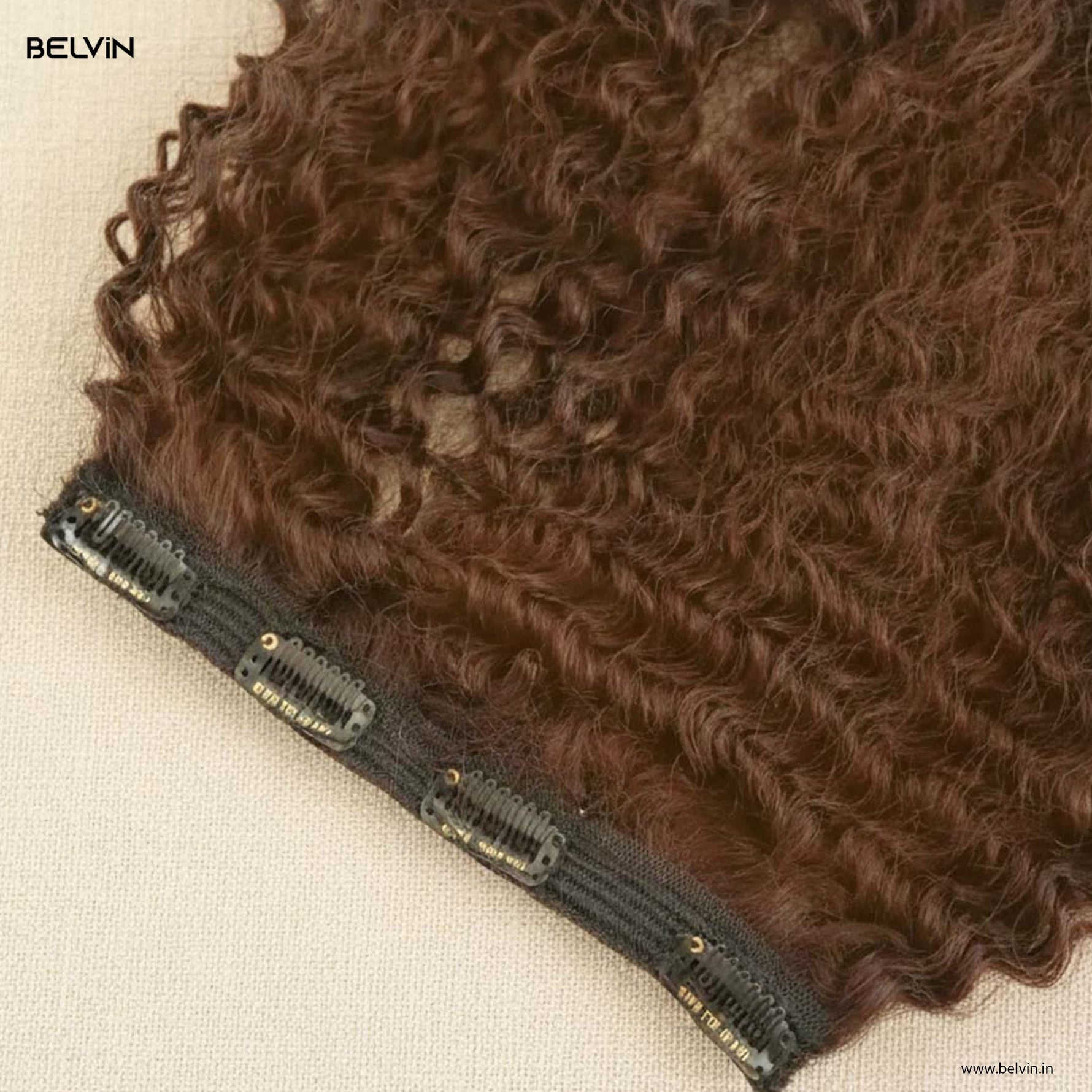 Single Piece 4 Clip Volumizer (Curly)