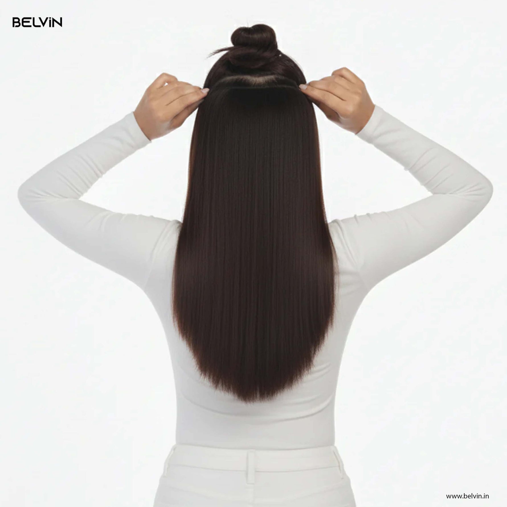 Single Piece 4 Clip Volumizer (Straight)