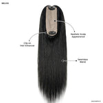 Silk Base Human Hair Topper 2.5*5Inc