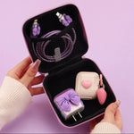 Bow Knot Mini Storage Bag - Yellow