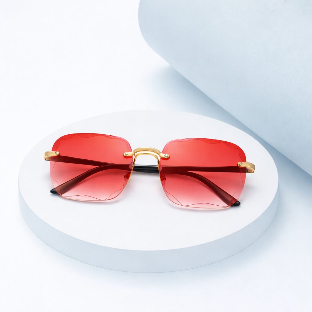 PrismFold Case With Sunglasses- Black Silver