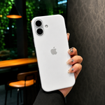Silicone Logo Case - White