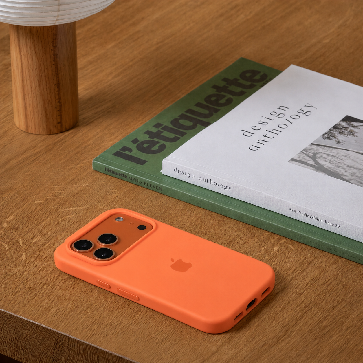 Silicone Logo Case - Orange