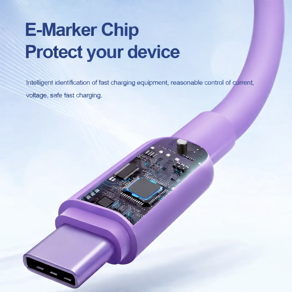 NovaFusion USB A to Type C Cable - Purple