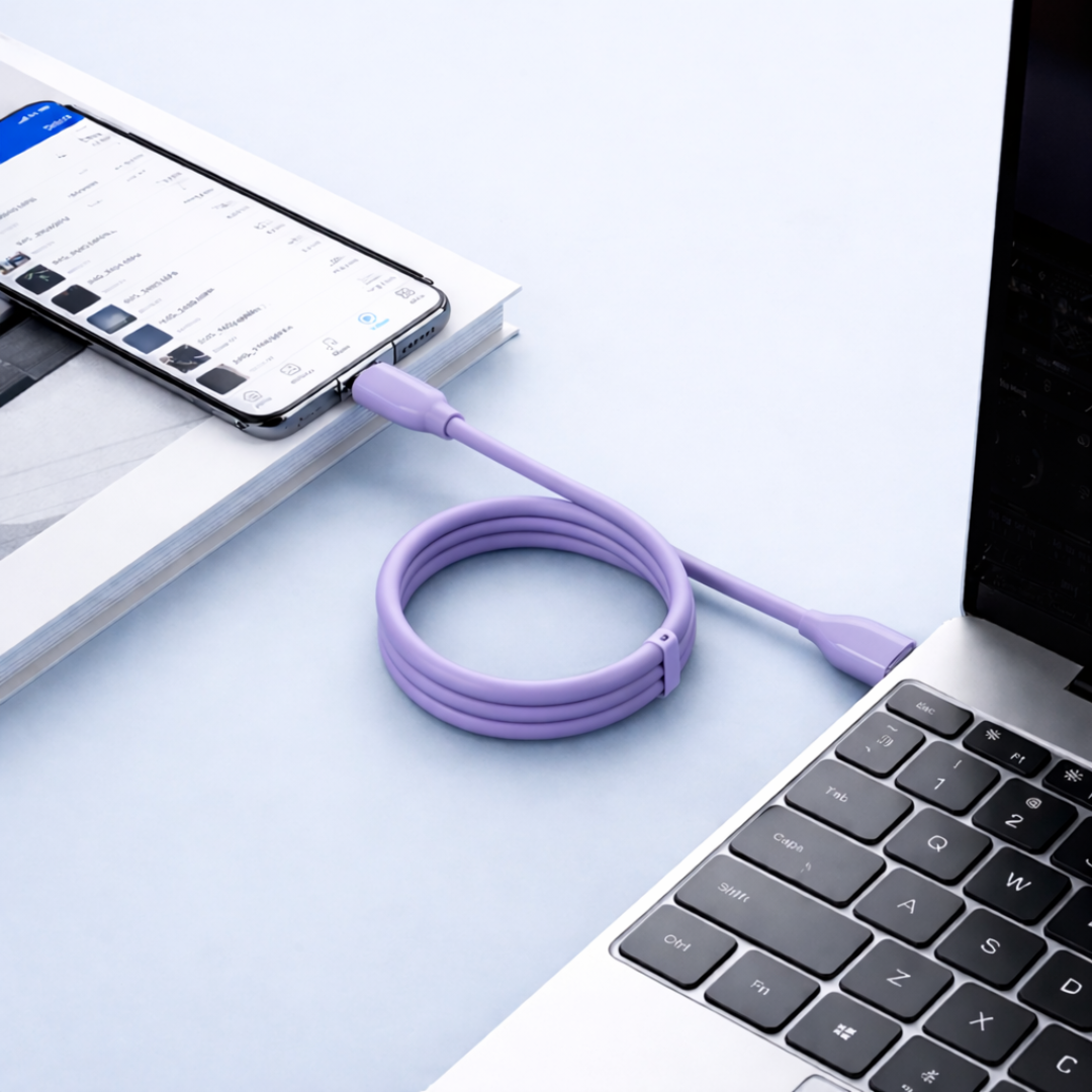 NovaFusion USB A to Type C Cable - Purple
