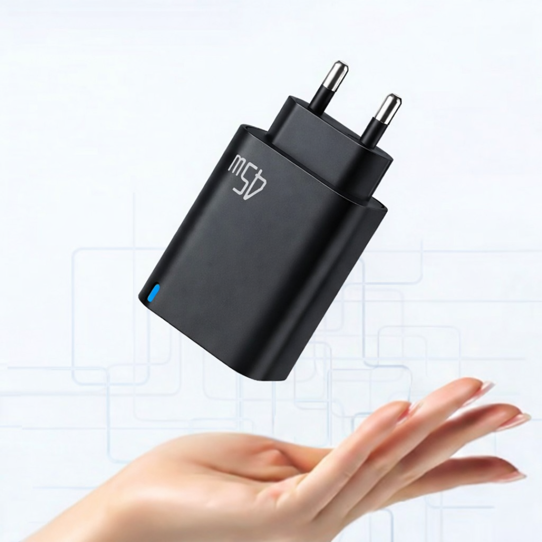 QuickZen 45W Charger Adapter - Black