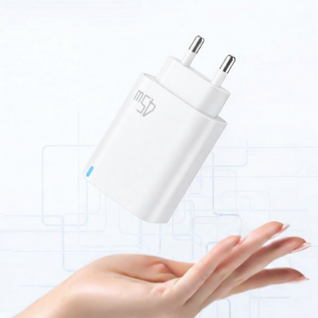 QuickZen 45W Charger Adapter - White