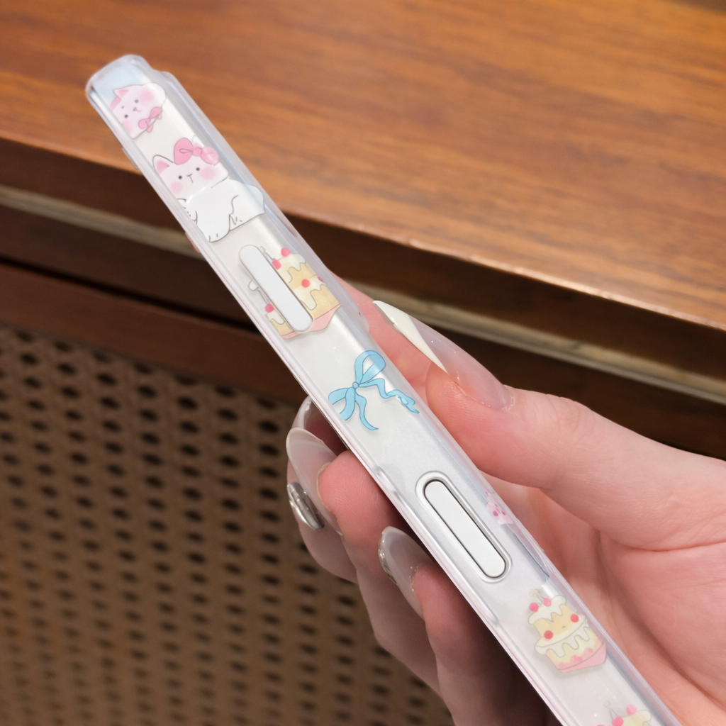 Kawaii Kitty Clear Case - iPhone