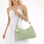 Soft Petal Elegance Bag - Green