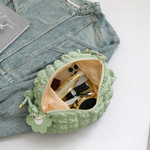 Soft Petal Elegance Bag - Green