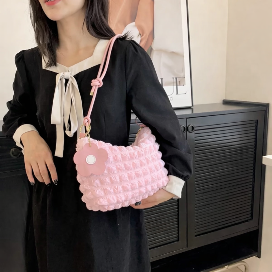 Soft Petal Elegance Bag - Pink