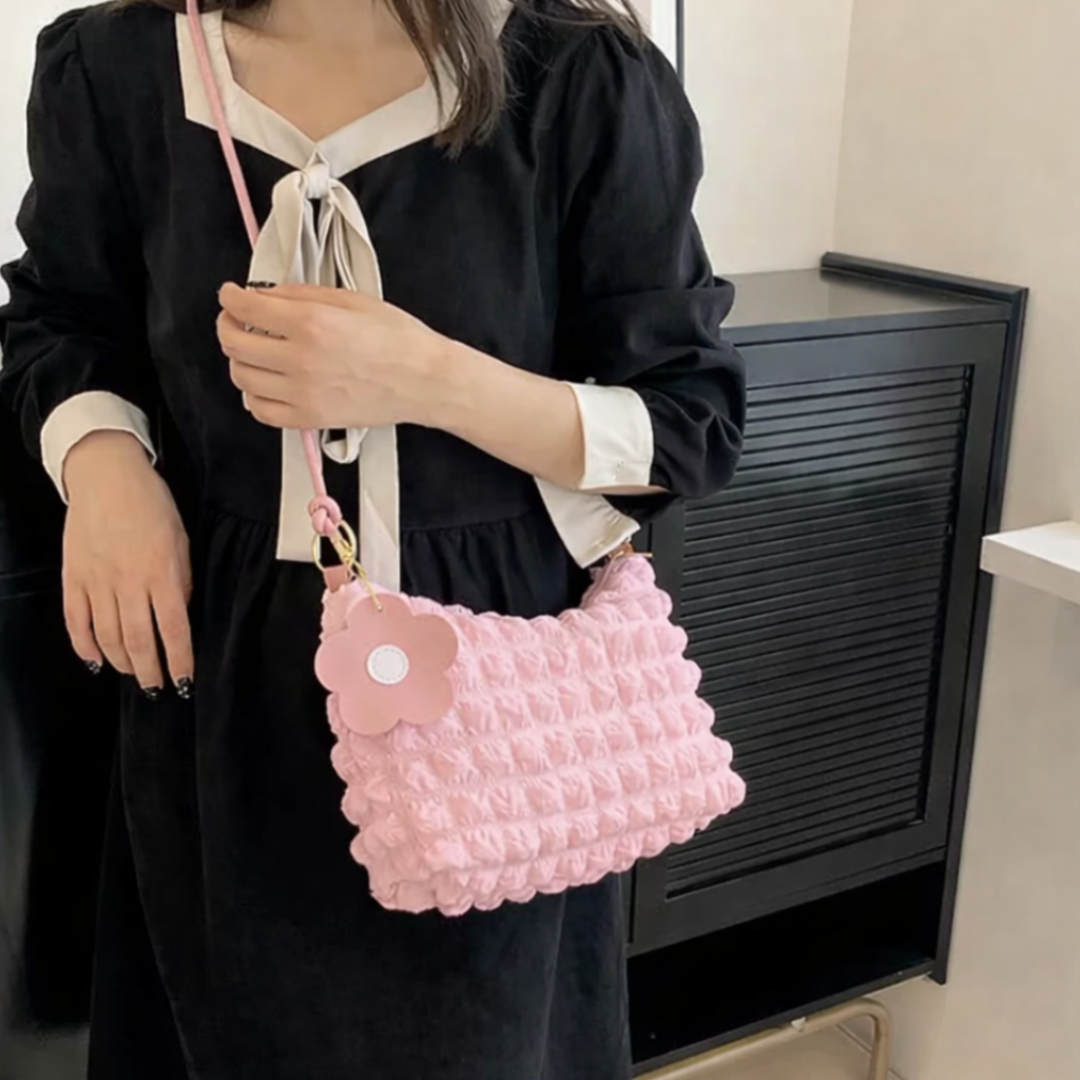 Soft Petal Elegance Bag - Pink