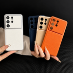 Premium Leather Texture Case - Samsung