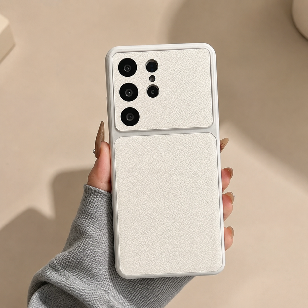 Premium Leather Texture Case - Samsung
