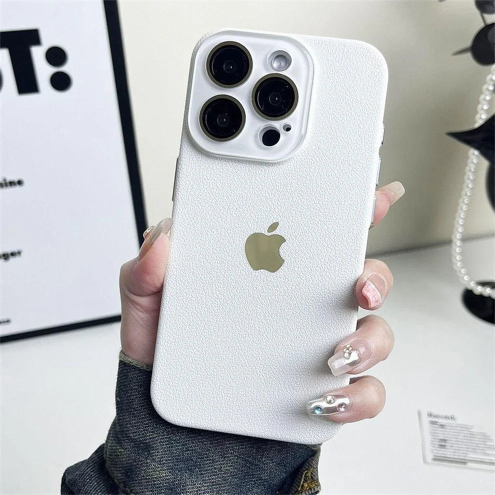 Clear Guard Lychee Logo Case – iPhone