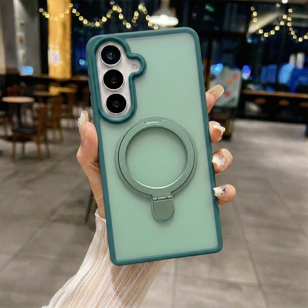 Clear Guard Magnetic Stand Case - Galaxy