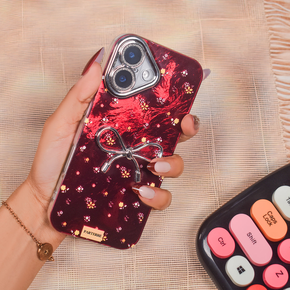 Crimson Royale Bow Case - iPhone