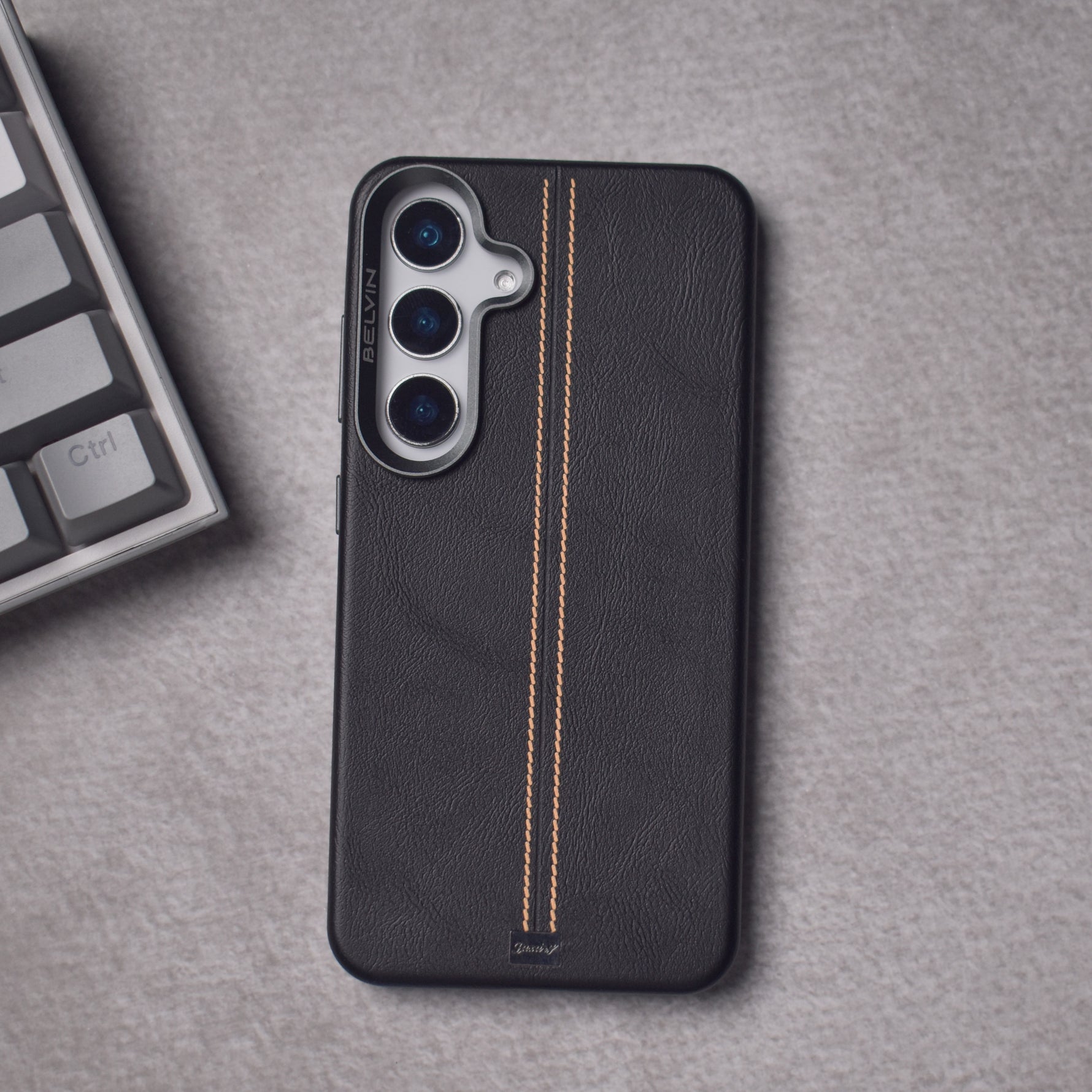 Midnight Grain Leather Case – Galaxy