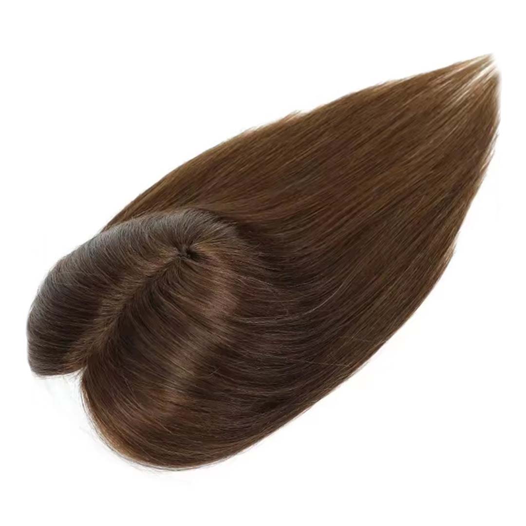 Invisible Human Hair Lace Topper - 18 Inch